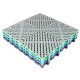 40x40x2 Free Design Custom Anti Slip Plastic PP Interlocking Car Wash Drain Garage Floor Tile for Garage Flooring Grating