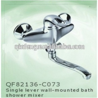 brass single lever wall mounted bathtub mixer,Bath & Shower Faucets,taps offered from china trustworthly supplier